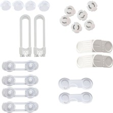 Ideal Baby 20 Parça Çok Amaçlı Kilit Set (Mega Evde Güvenlik Seti 20 Parça)