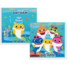 Kidspartim Baby Shark Peçete