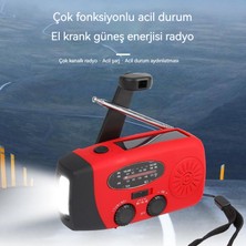 Mc Çok Fonksiyonlu Güneş Radyo Usb / El Krank Güç Fonksiyonu / Wb Cep Telefonu Acil Şarj (Yurt Dışından)