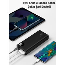 Baseus 30W 20000MAH Dijital Göstergeli Ultra Hızlı Powerbank,pd Şarj Destekli,akıllı Çipli Powerbank