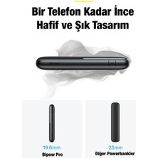 Baseus 20W 10000MAH Dijital Göstergeli Ultra Hızlı Powerbank, Ultra Ince Pd Şarj Destekli Powerbank