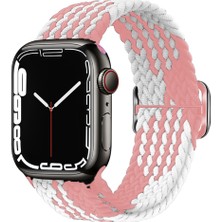 MobaxAksesuar Apple Watch 44/45/46/49mm Kordon Örgü Tokalı Kordon 2/3/4/5/6/se/7/8/9/10/11/ultra