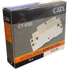 Cata CT-9183 25A Modüler Aydınlatma Kontaktörü Cata Cata Sessiz