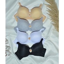 sipariskusu Kadın Balenli Dolgulu 4'lü Sütyen Takımı