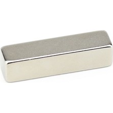 Mıknatıs AVM Güçlü Neodyum Mıknatıs 40x10x10 mm Köşeli Çubuk Magnet