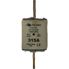 Kale Voltrano Voltrano Kale Porselen 315a 2 Boy Bıçaklı Sigorta Buşonu Nh 2