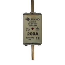 Kale Voltrano Voltrano Kale Porselen 200a 1 Boy Bıçaklı Sigorta Buşonu Nh 1