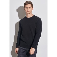Wrangler Regular Fit Normal Kesim Bisiklet Yaka Bej Triko Kazak