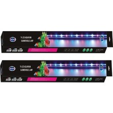 Aqua Master Akvaryum Su Içi LED Lamba 8W 70 cm Pembe-Beyaz