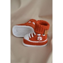 Good Babies Converse El Yapımı Örgü Bebek Patiği