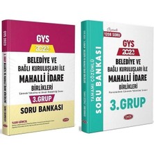 Data Yayınları 2023 GYS Belediye ve Bağlı Kuruluşları ile Mahalli Idare Birlikleri 3. Grup Soru 2'li Set Görevde Yükselme