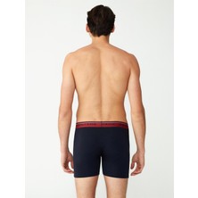 U.S. Polo Assn. Erkek Uzun Paçalı Modal Lacivert Tekli Boxer 80482