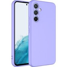 Case 4U Samsung Galaxy A54 Uyumlu Kılıf Kamera Korumalı Içi Kadife Logosuz Mara Lansman Silinebilir Kılıf Lila