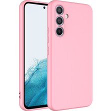 Case 4U Samsung Galaxy A54 Uyumlu Kılıf Kamera Korumalı Içi Kadife Logosuz Mara Lansman Silinebilir Kılıf Pembe