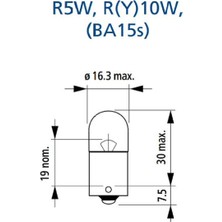 Narva (2 Adet) R5W Narva 17171 12V 5W 67 Ampul