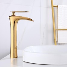 Prima Altın Şelale Çanak Lavabo Bataryası