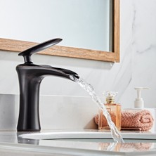 Prima Siyah Şelale Lavabo Bataryası