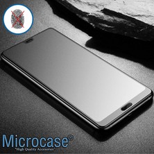 Microcase Xiaomi Redmi Note 12 Pro Global Için Tam Kaplayan Çerçeveli Mat Cam Koruma - AL3124