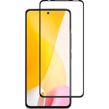 Microcase Xiaomi 12 Lite Için Tam Kaplayan Çerçeveli Mat Cam Koruma - AL3124