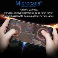 Microcase Samsung Galaxy S23 Plus Için 3D Tam Kaplayan Çerçeveli Mat Cam Koruma - AL3124