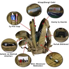 36 Litre Bej Su Itici Ithal Tactical Çanta