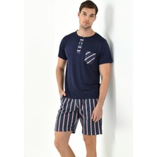Yeni Inci 3'lü Yarım Kol Erkek Pijama Takım EPJ801