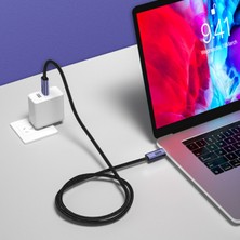 Haibeishe Usb4 20GBPS 8K60Hz PD100WTYPE -C Güç Kablosu Veri Aktarımı Macbook Pro - Siyah (Yurt Dışından)