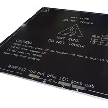 Mk3 Alüminyum Baskı Yatağı - 300X200X3MM - 12V Heatbed