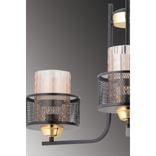 Esslight Destan 3 Lü gold bal camlı avize
