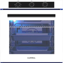 Luxell 88 Litre Süper Kristal Beyaz Ankastre Set New Series