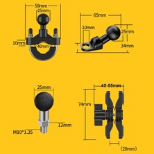 Zunhai Motosiklet Telefon Tutucu M10 Ball Head (Yurt Dışından)