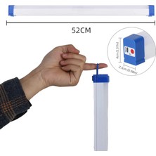 USB Şarjlı 3 Modlu Mıknatıslı Balıkçı - Kamp Feneri LED Şarjlı Işıldak 60 W 52 cm