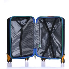 Benetton TROLLEY 50 CM SİYAH Unisex Valiz