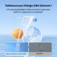 Baseus Illusion Series iPhone 14 Pro Silikon Kılıf +Tempered Ekran Koruyucu +4x Kamera Koruyucu Set