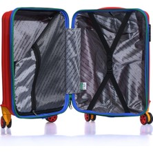 United Colors Of Benetton 14BNT300-03-KR Kırmızı Unisex Kabin Boy Bavul