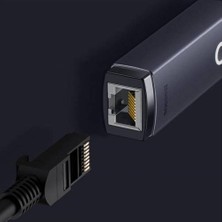 Baseus 22.5cm 100MBPS Type-C To RJ45 Ethernet Çevirici Dönüştürücü RJ45 Ethernet Lan Port Adaptör