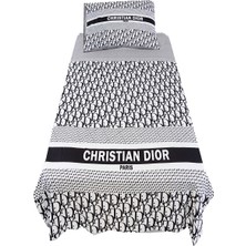 Armes Dijital Baskı Tek Kişilik Nevresim Takımı  Tr Christian Dior