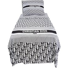 Armes Dijital Baskı Tek Kişilik Nevresim Takımı  Tr Christian Dior