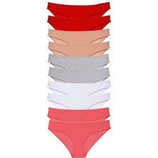 Royaleks 10 Adet Süper Eko Set Likralı Kadın Slip Külot 507