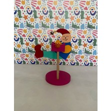 Lala Toys Ahşap Sallanan Palyaço (Hareketli ve Sesli Mekanik Oyuncak)