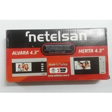 Netelsan Alvara 4.3" Renkli Şube Görüntülü Diafon