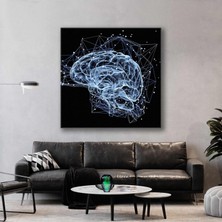 SML Tablo Beyin Yapısı Nöroloji Doktoru Ofisi Sinir Ağı Kanvas Tablo
