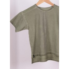 Thecatu Çocuk Regular Fit Kısa Kol Açık Yeşil T-Shirt 3011Ç