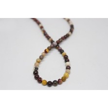 Yaşam Tohumu Jasper Taşı Yarım Dizi 6mm (9802) (18CM Uzunluğundadır)