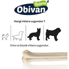 Obivan Beyaz Pres Kemik 30 cm 300 gr