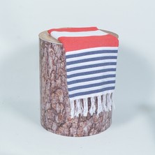 Buldan Store Marin Peştemal (Kırmızı) %100 Pamuk 90*180cm. Banyo Havlusu, Plaj Havlusu