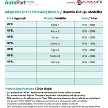 Alpha Auto Part Opel Tigra A,vectra B,zafira A Için Vites Topuzu