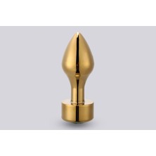Bonilove Olarak Kullanılan Mor Renk Gold Orta Boy Taşlı Plug