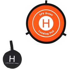 Profisher DJI Mavic Pro 55 cm Katlanır Hızlı İniş Ped Turuncu Evrensel Park Apronu Su Geçirmez