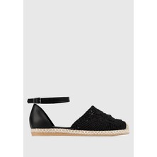 ProvoQ Siyah Kadın Düz Sandalet